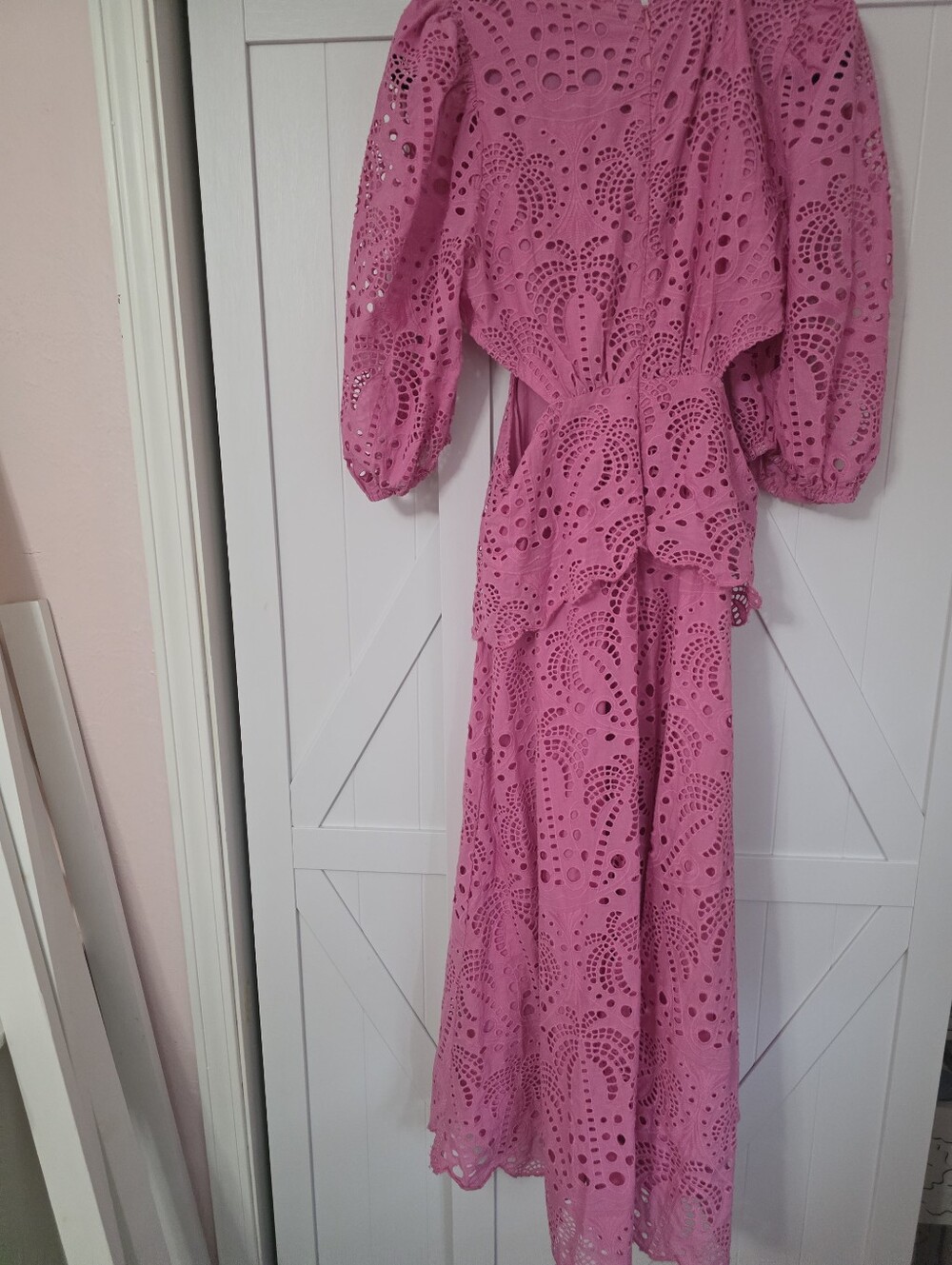 Farm Rio Pink Richilieur Mididress - Picture 8 of 8